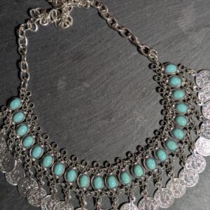 Collier Jaisalmer bleu