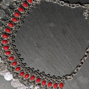 Collier Jaisalmer rouge