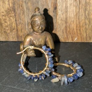 Créoles lapiz lazuli